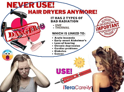 Hairdryers Emit Radiation