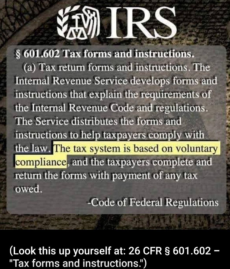 Income Taxes are Voluntary