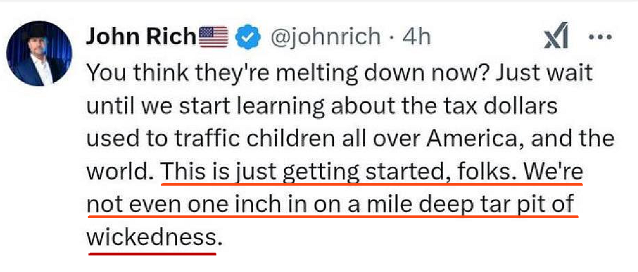 John Rich on Tax Dollars and Trafficking