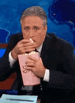 Jon Stewart enjoying show