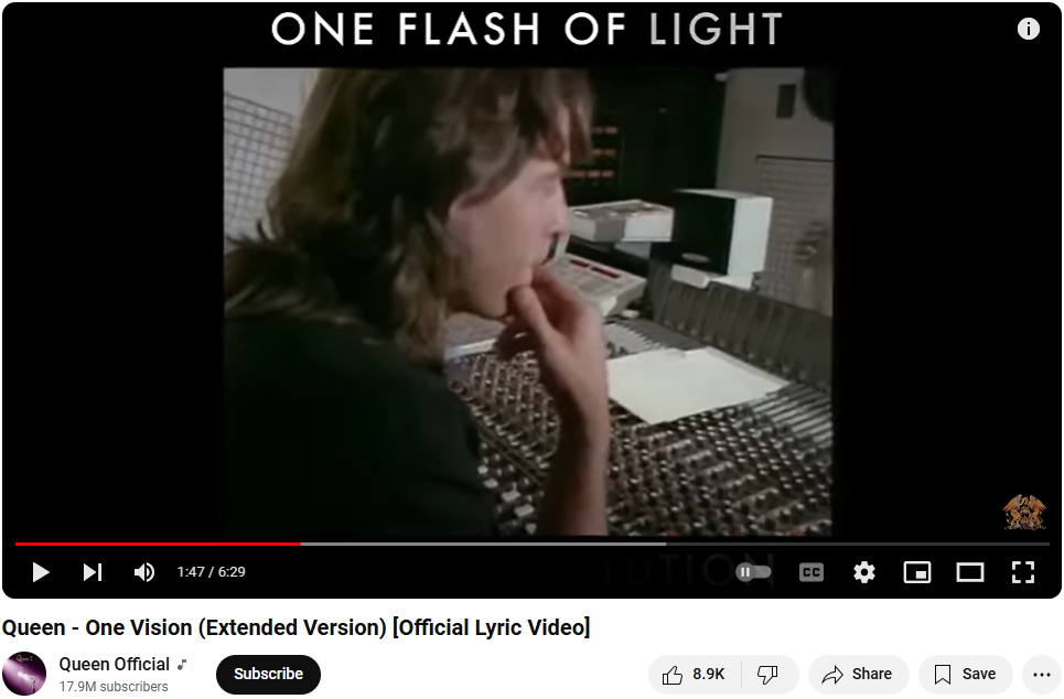 Queen- One Vision Music Video