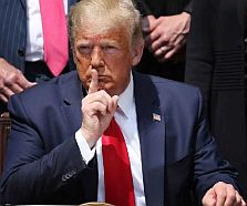 President Trump- Shh