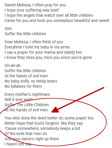 Pat Benatar Suffer the Little Children