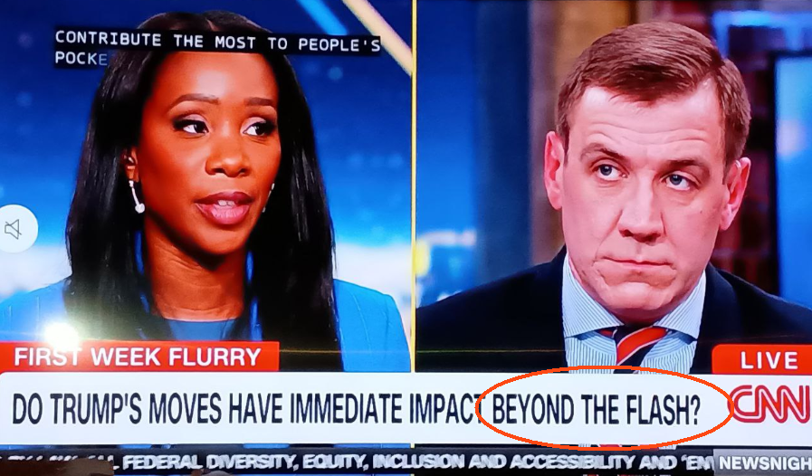 Trump CNN and the Flash